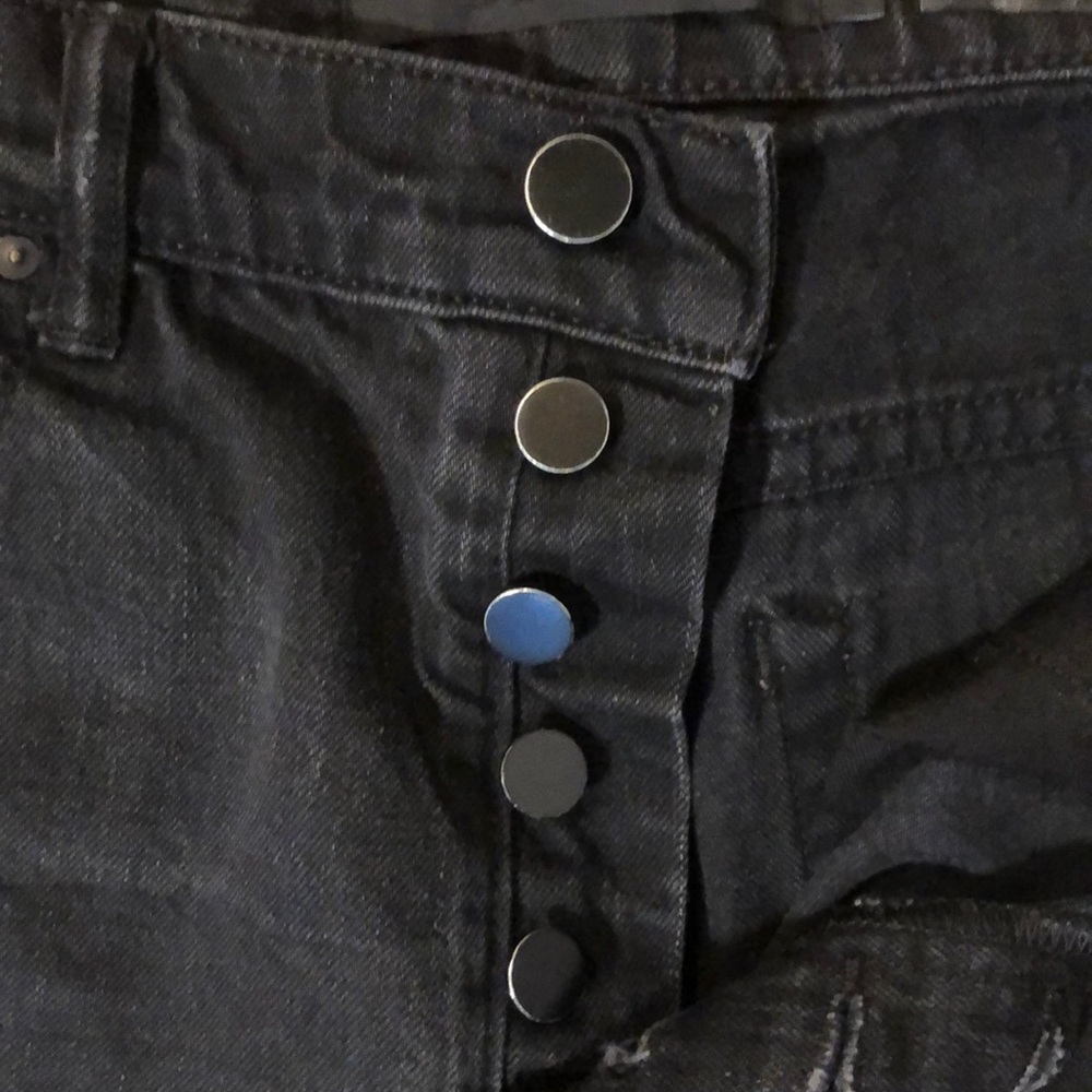 Alexander Wang black high waisted jeans.